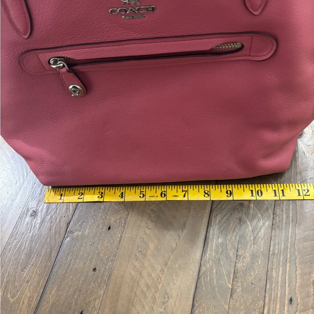 Coach Taylor Tote in Pink Pebbled Leather
